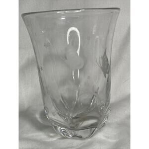 Mid-Century Modern Orrefors Butterfly Vase- Signed and Numbered